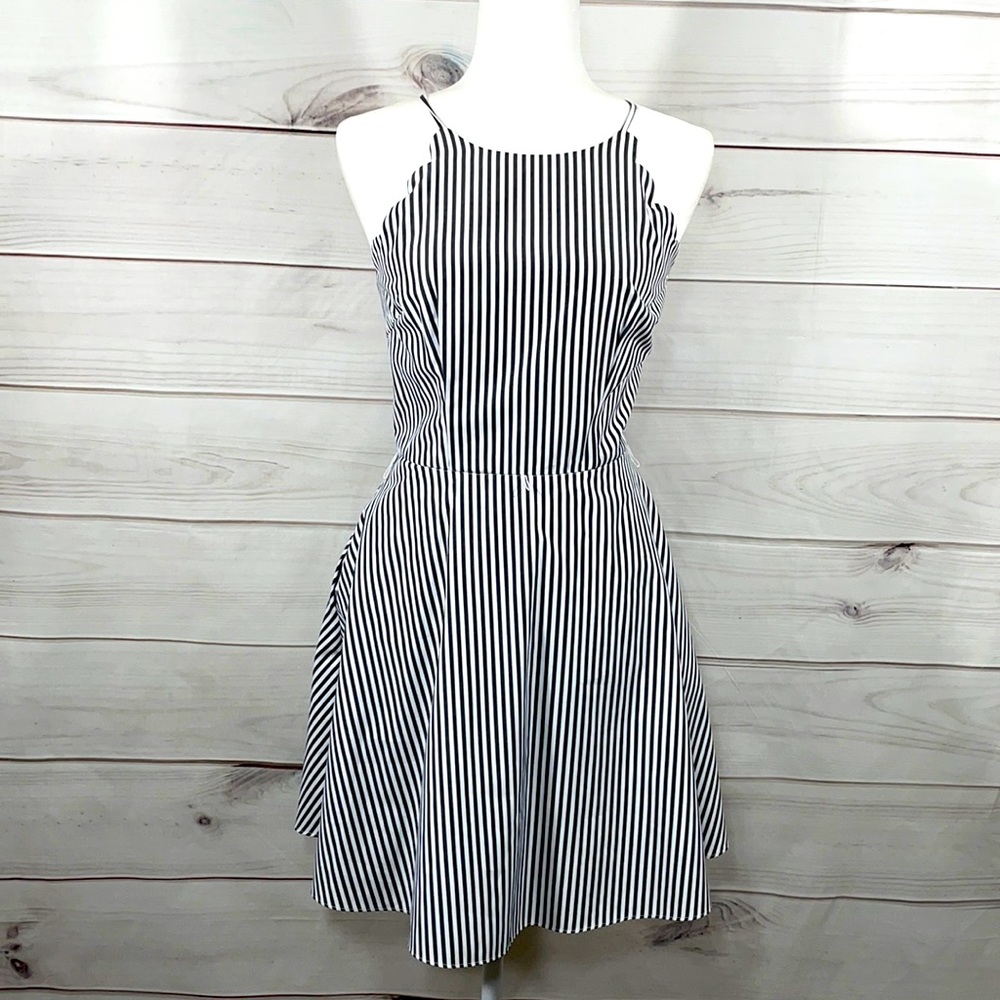 BCX striped dress with pockets